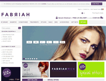 Tablet Screenshot of fabriah.com